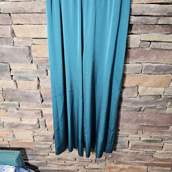 CAROLINA RITZLER Irma Sleeveless Tie-Waist Satin Jumpsuit size US 2 - Picture 7 of 13